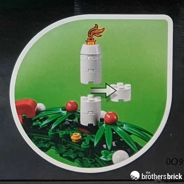 LEGO Holiday set 40426 Seasonal Wreath [Review] - The Brothers