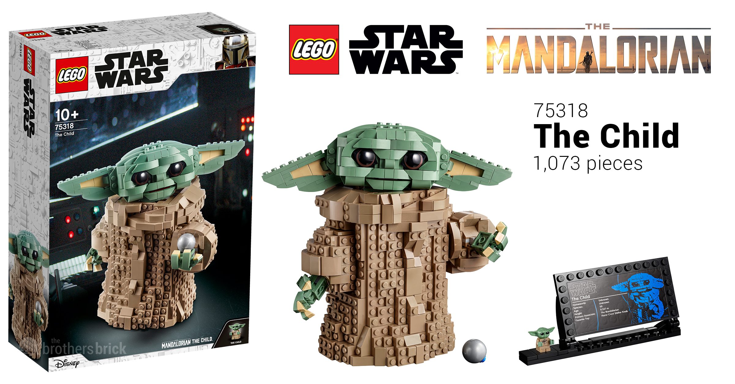 LEGO Star Wars The Mandalorian 75318 The Child official pictures