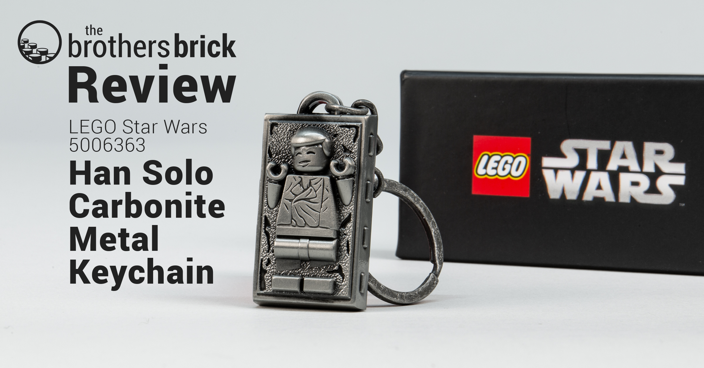 LEGO Star Wars Han Solo Carbonite Metal Keychain free Gift with