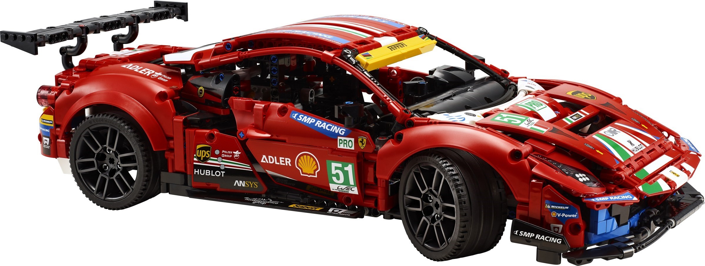 LEGO Technic 42125 Ferrari 488 GTE AF CORSE #51 revealed [News