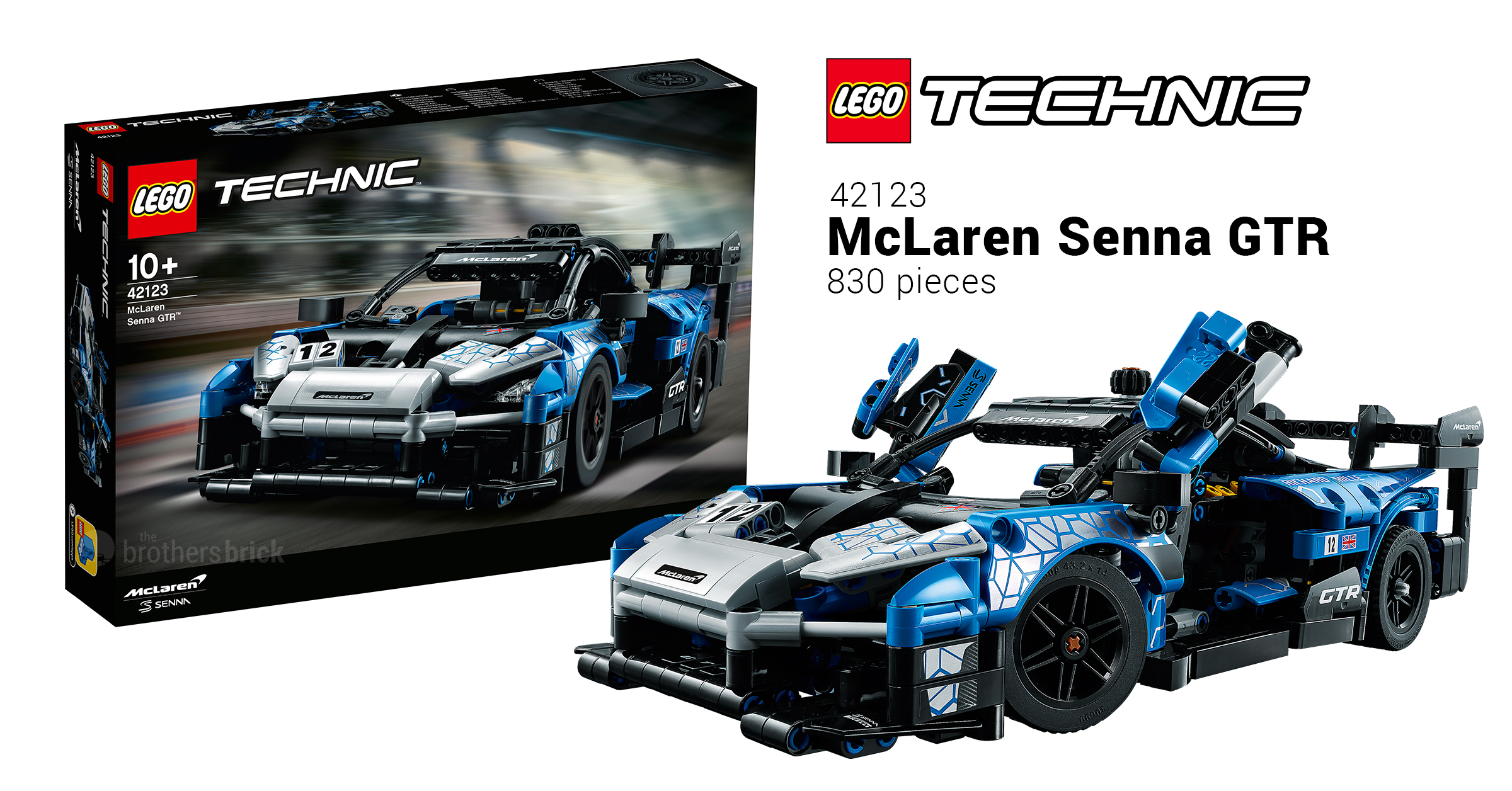 LEGO Technic reveals new 42123 McLaren Senna GTR with 830 pieces