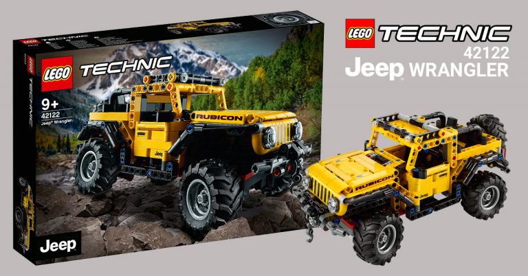LEGO unveils the legendary off-road Technic 42122 Jeep Wrangler