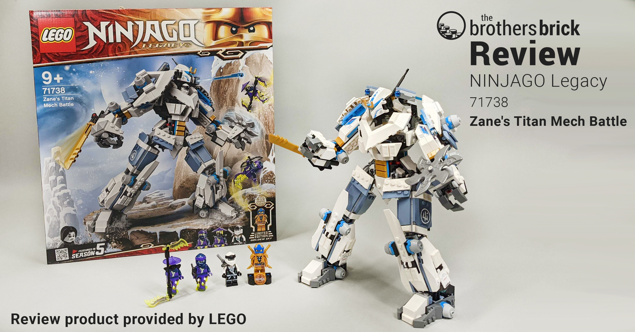 LEGO Ninjago Legacy 71738 Zane's Titan Mech Battle [Review] - The