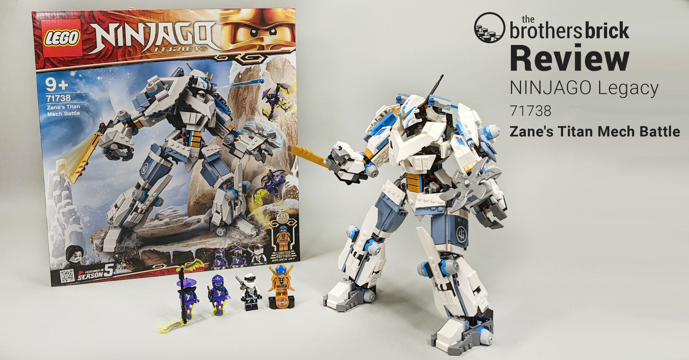 LEGO Ninjago Legacy 71738 Zane's Titan Mech Battle [Review] - The
