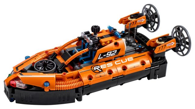 New LEGO Technic product pictures: 42120 Rescue Hovercraft and