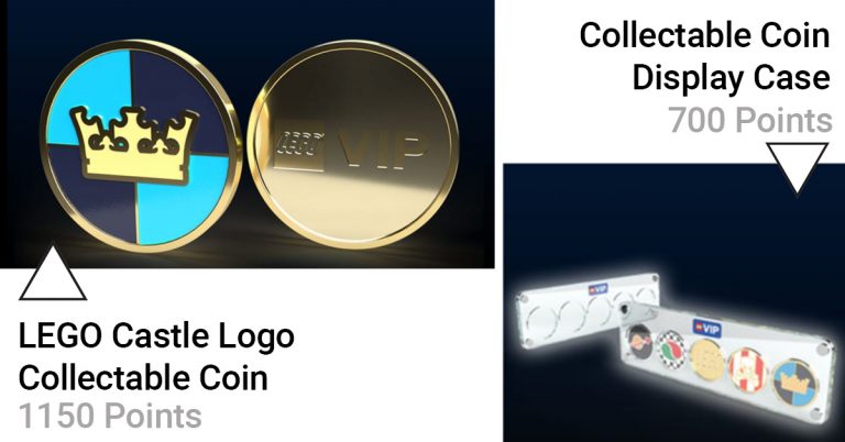 LEGO Castle collectable coin and display case now available for VIP ...