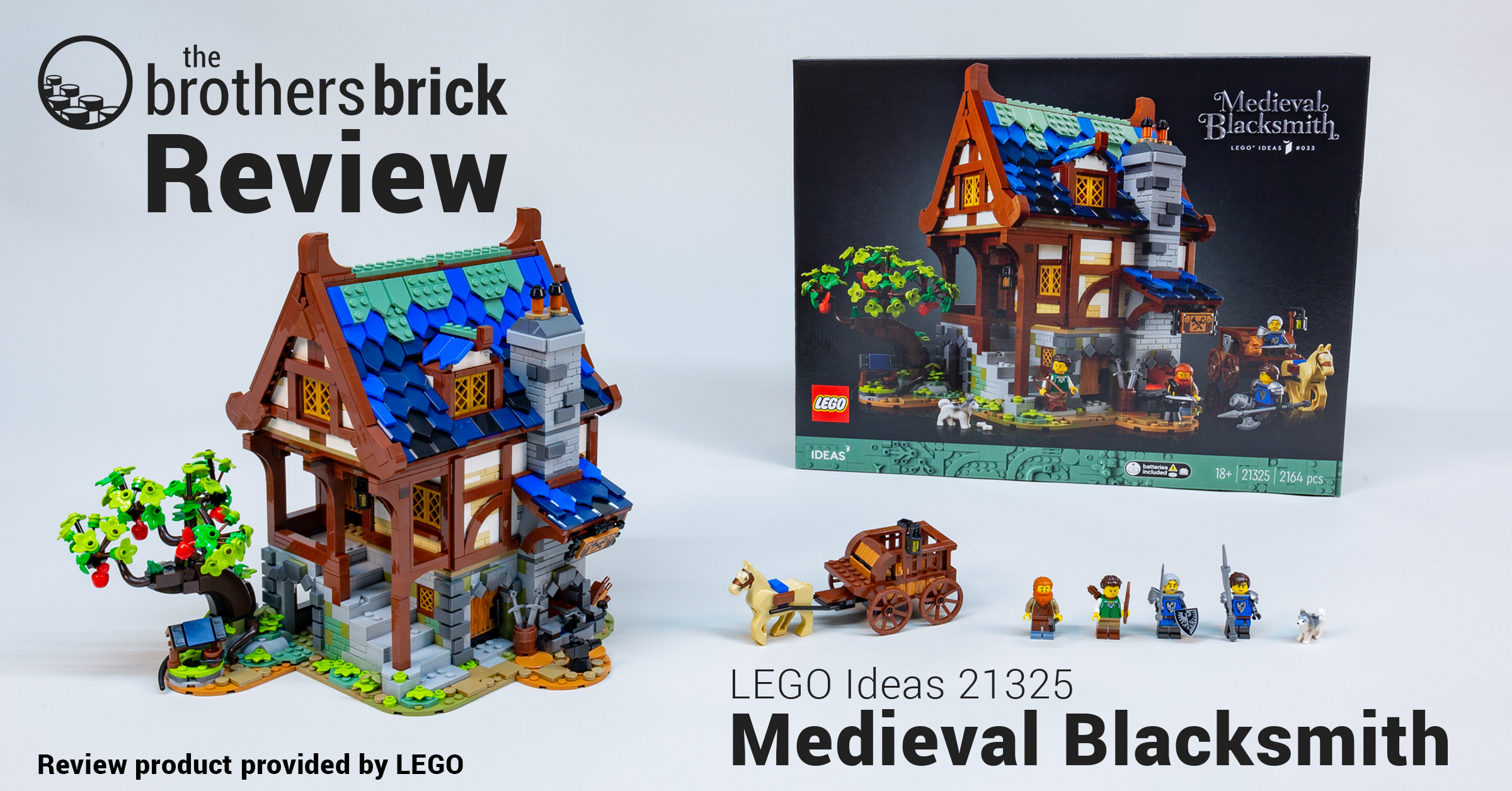 LEGO Ideas 21325 Medieval Blacksmith - the Black Falcons return to