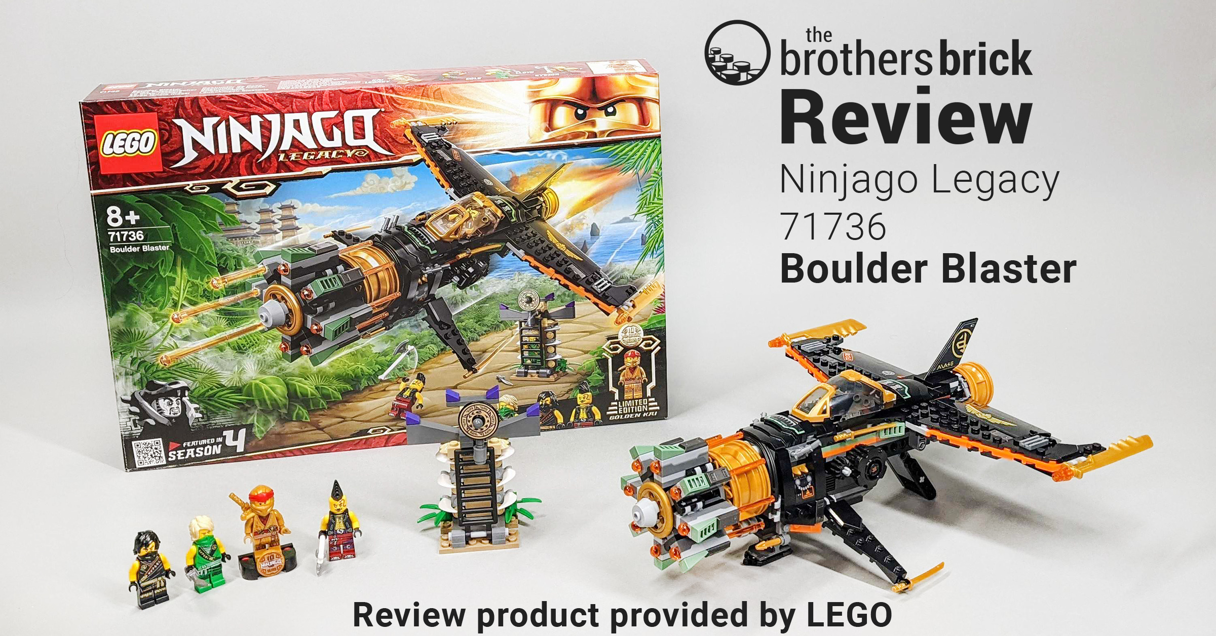 LEGO Ninjago Legacy 71736 Boulder Blaster [Review] - The Brothers