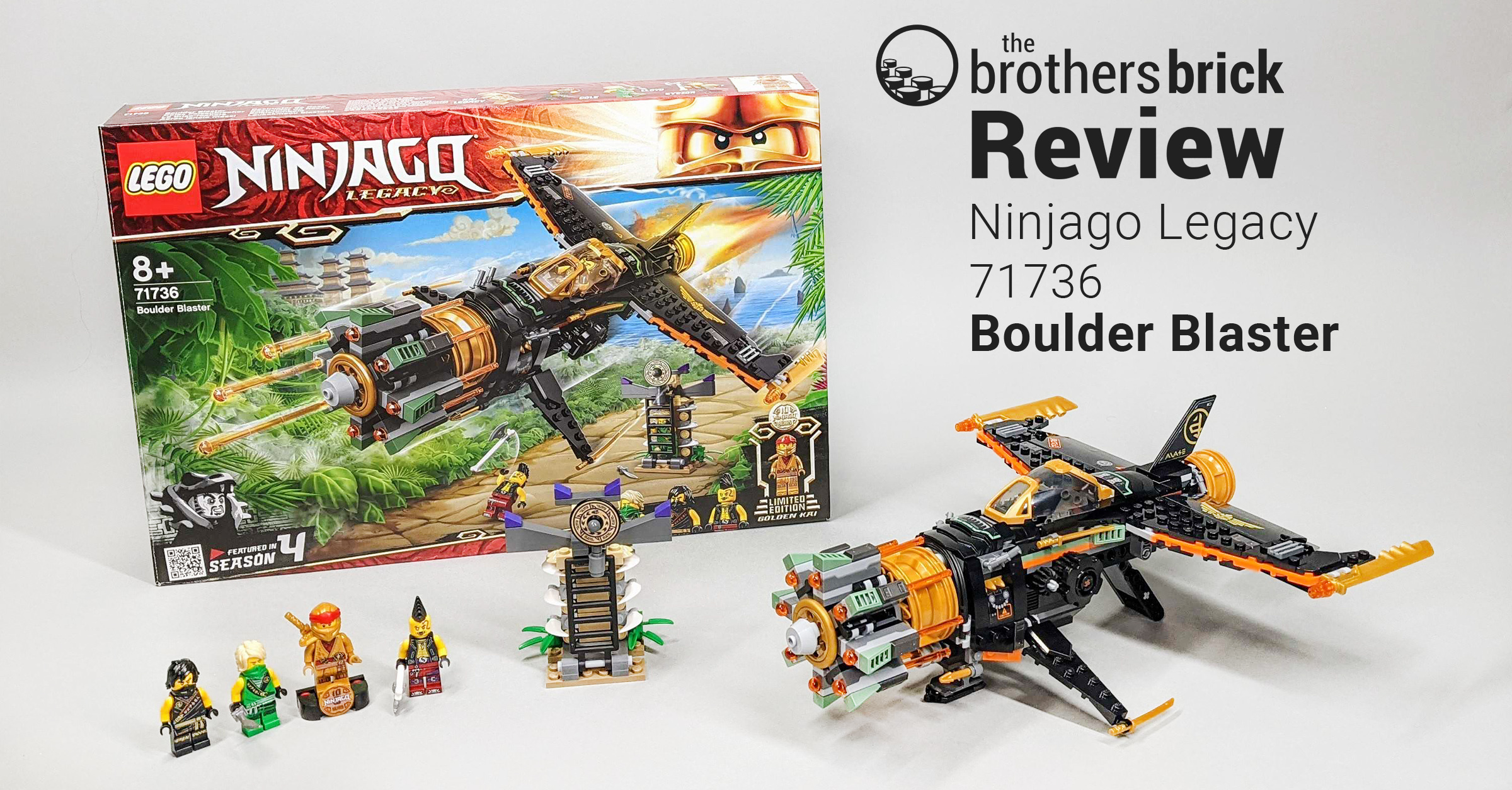 LEGO Ninjago Legacy 71736 Boulder Blaster [Review] - The Brothers