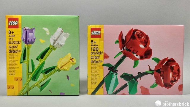 Botanical Boosters - Roses and Tulips join the LEGO flower