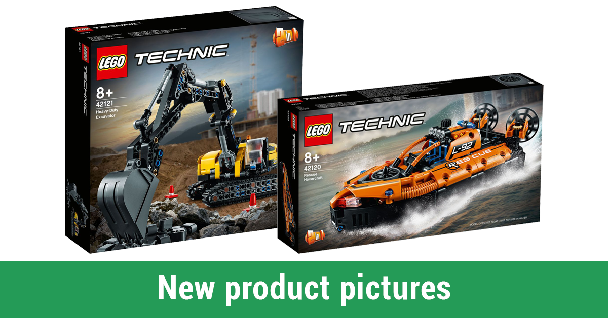 New LEGO Technic product pictures: 42120 Rescue Hovercraft and