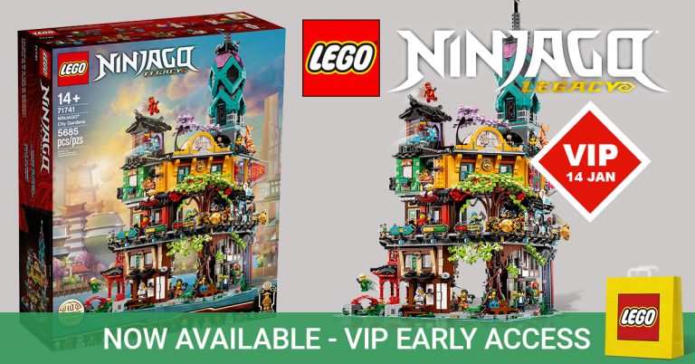 LEGO 71741 Ninjago City Gardens is now available on sale for LEGO