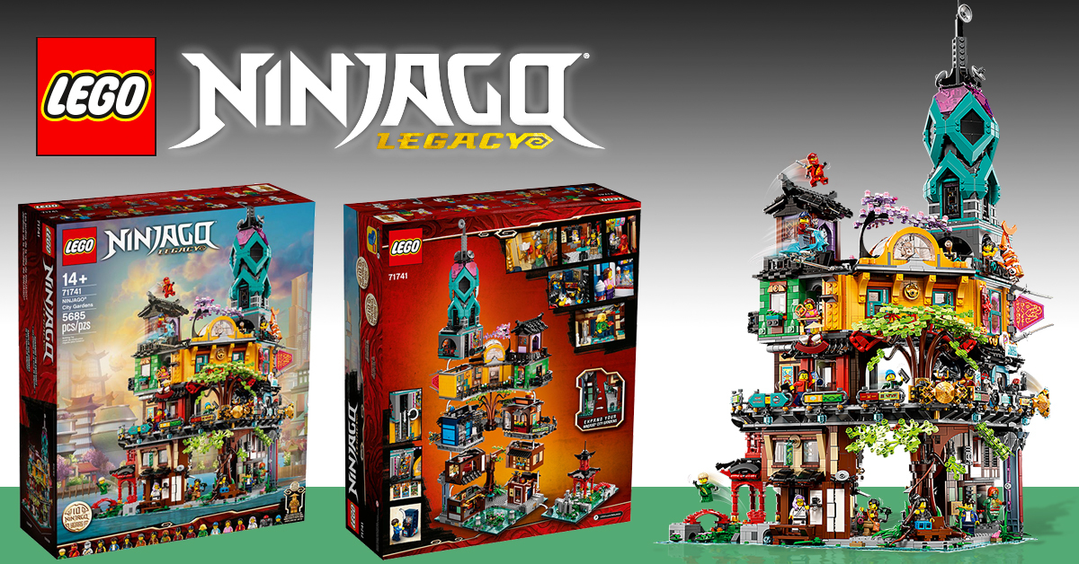 LEGO 71741 Ninjago City Gardens set is listed on LEGO Shop [News