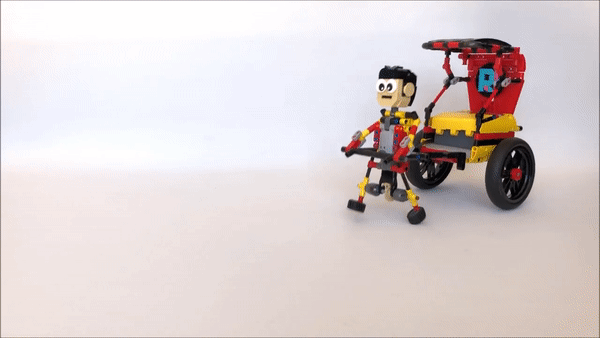 The cutest rickshaw you ever saw - The Brothers Brick | The Brothers Brick