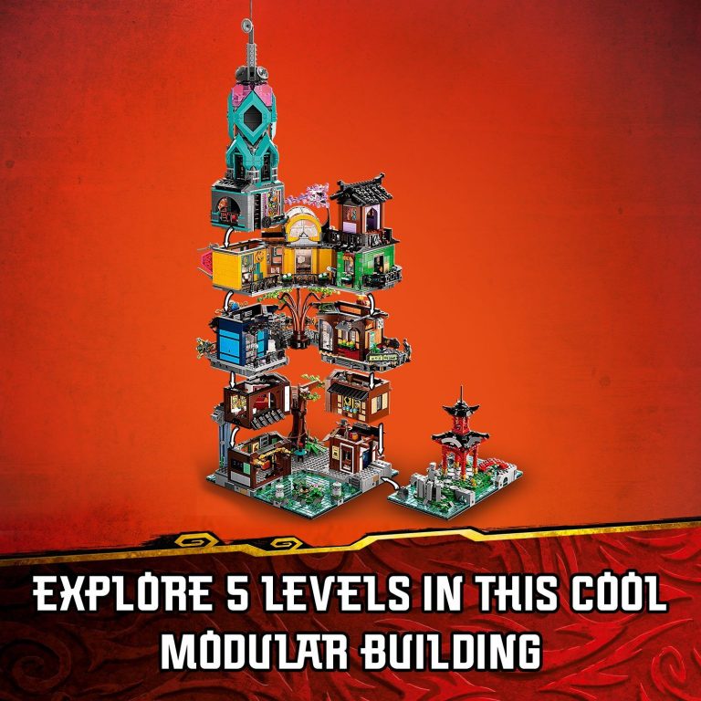 Get a closer look at 71741 Ninjago City Gardens with more official