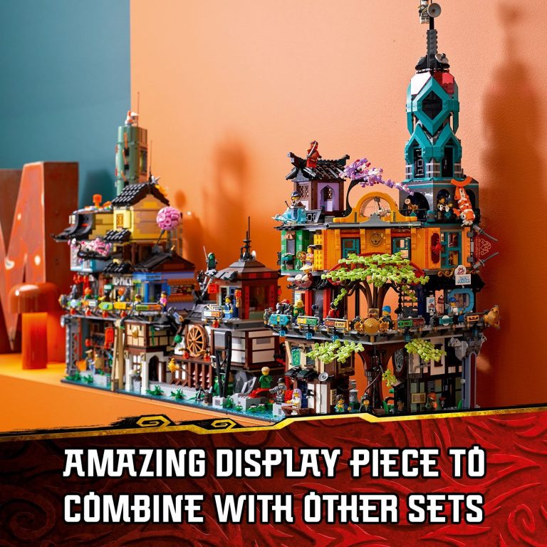 Get a closer look at 71741 Ninjago City Gardens with more official