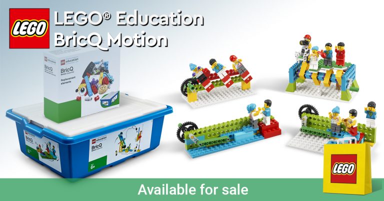 LEGO Education BricQ Motion is now available on LEGO online shop 