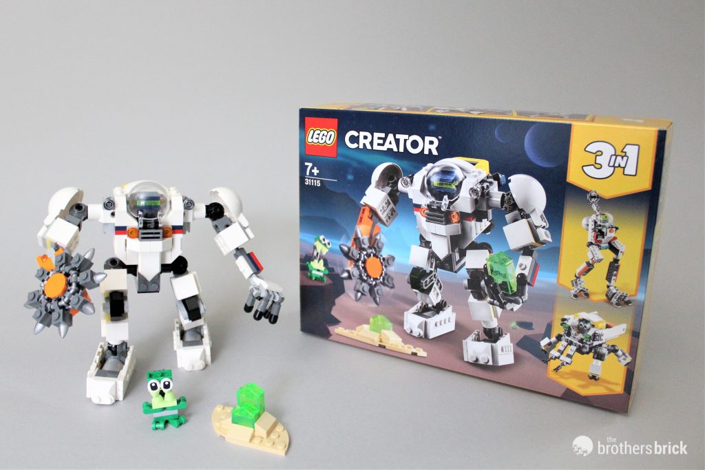 Exploring other worlds with LEGO Creator 3-in-1 31115 Space Mining