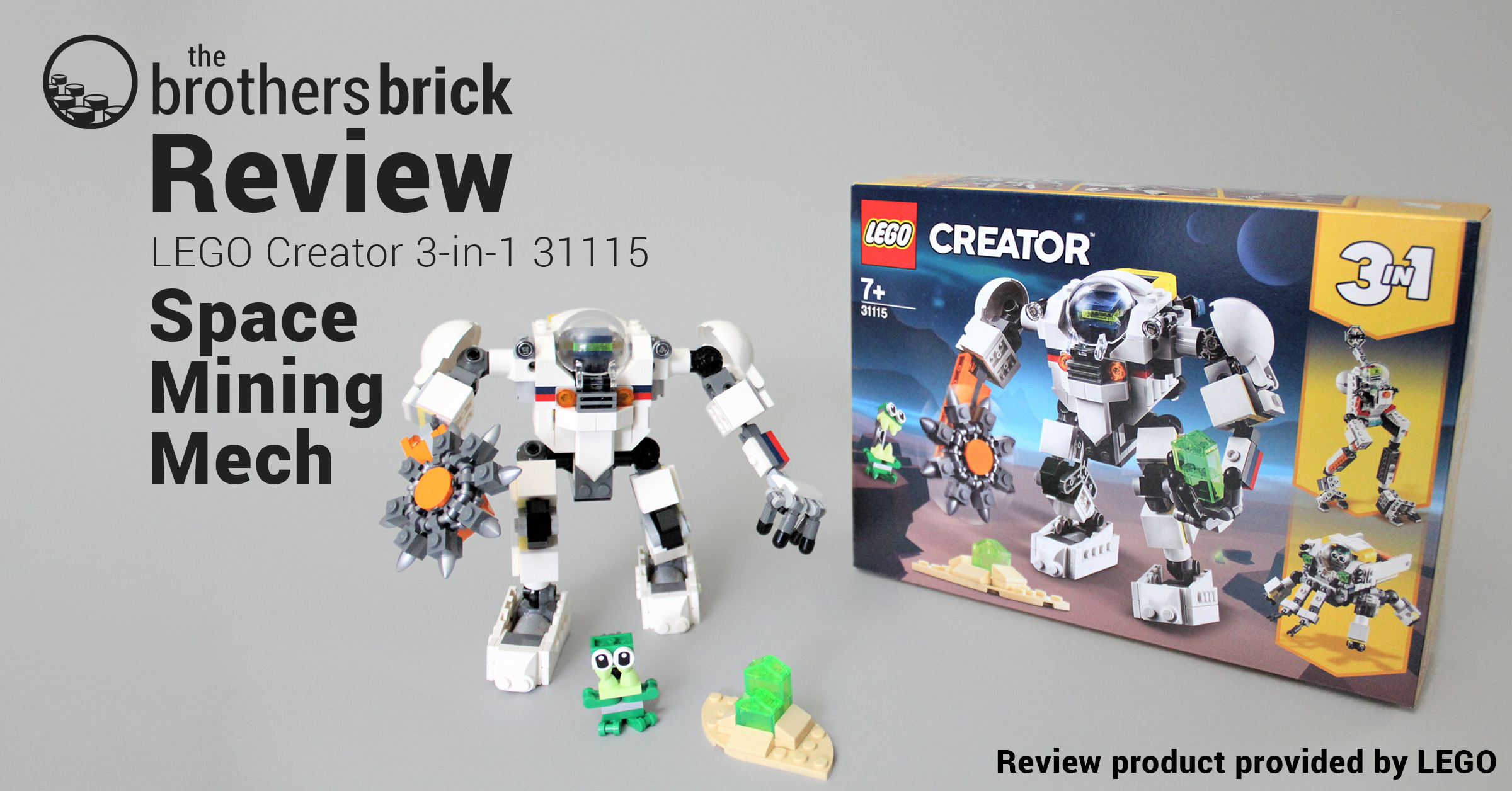 Exploring other worlds with LEGO Creator 3-in-1 31115 Space Mining