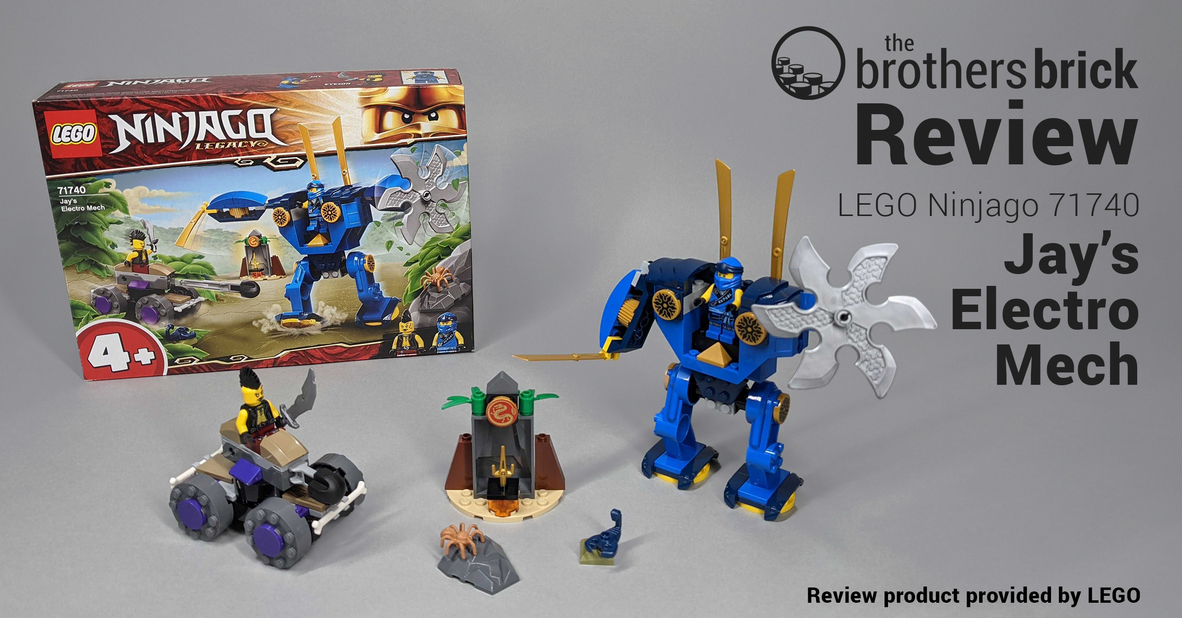 LEGO Ninjago Legacy 71740 Jay's Electro Mech [Review] - The