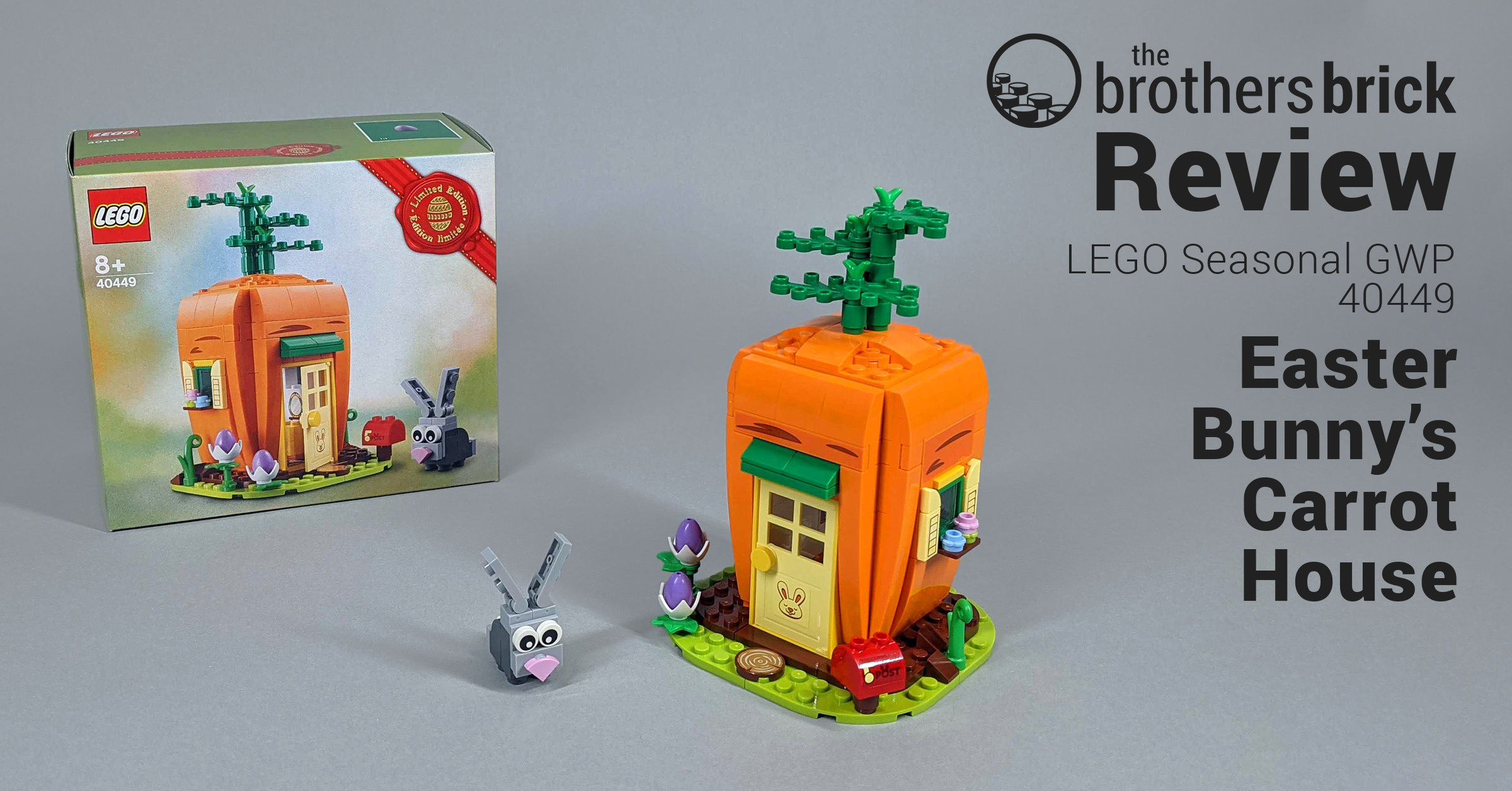 LEGO Gift With Purchase - 40449 Easter Bunny's Carrot House