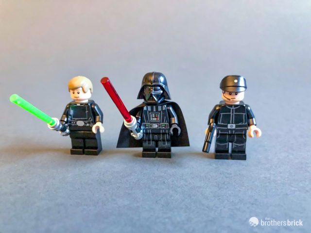 The Emperor arrives aboard LEGO Star Wars 75302 Imperial Shuttle