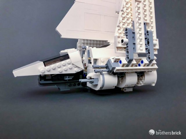 The Emperor arrives aboard LEGO Star Wars 75302 Imperial Shuttle