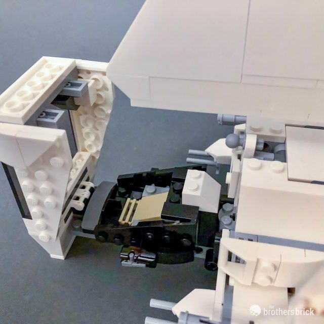 The Emperor arrives aboard LEGO Star Wars 75302 Imperial Shuttle