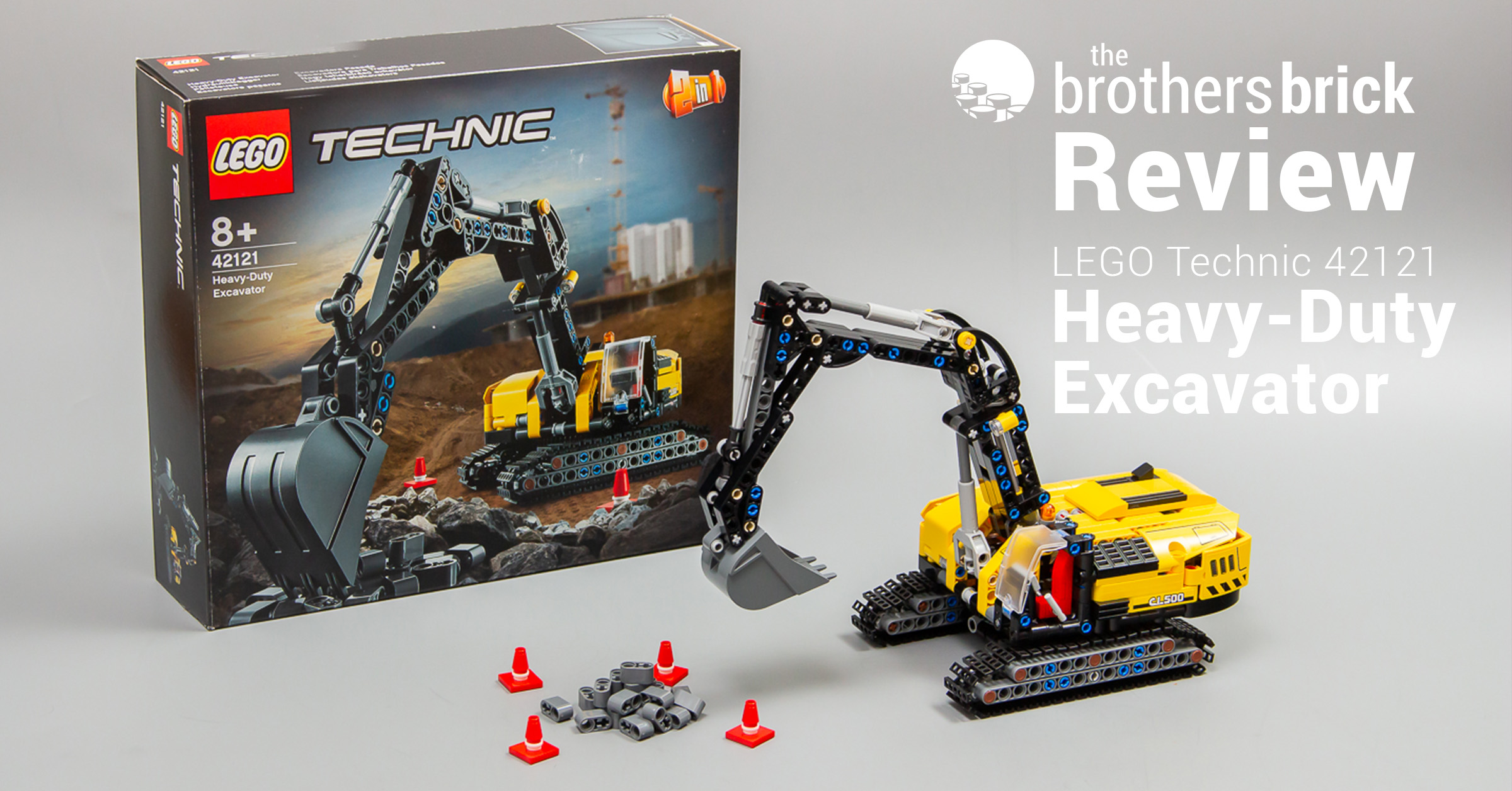LEGO Technic 42121 Heavy-Duty Excavator [Review] - The Brothers