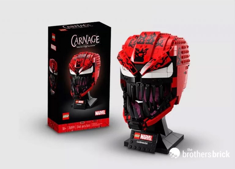 Marvel's symbiote Carnage 76199 LEGO bust revealed with Target pre