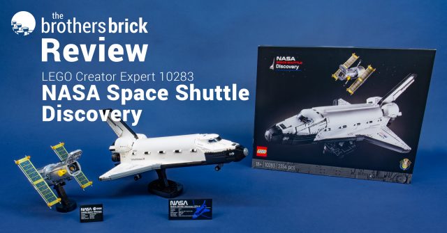 LEGO Creator Expert 10283 NASA Space Shuttle Discovery launches