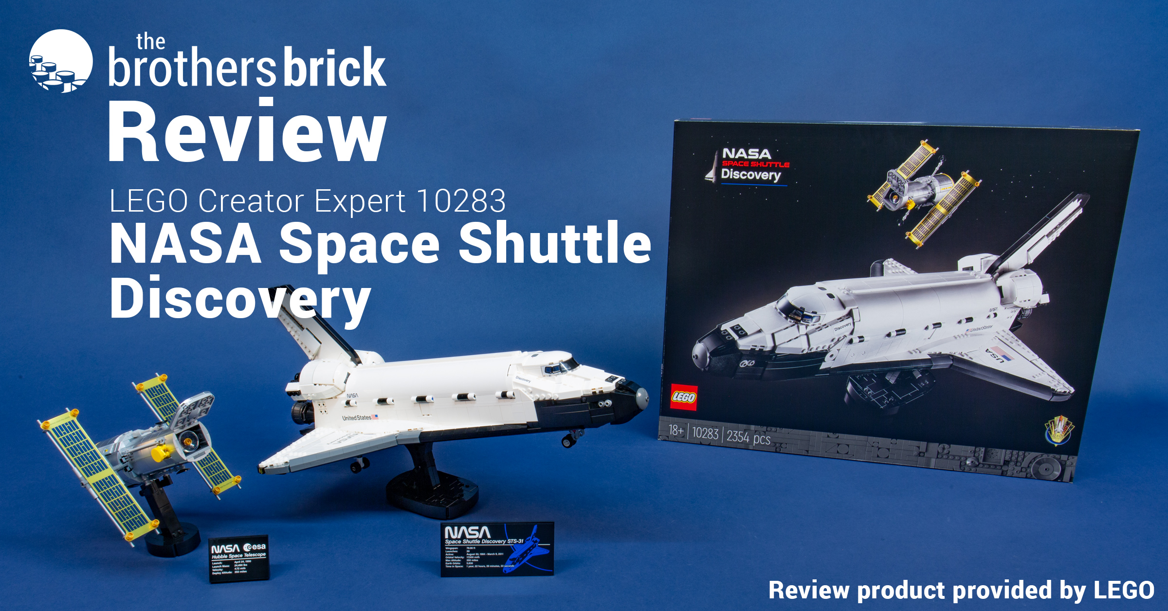 LEGO Creator Expert 10283 NASA Space Shuttle Discovery launches