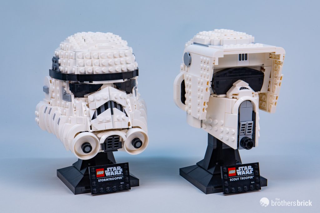LEGO Star Wars Helmets Collection: 75304 Darth Vader and 75305
