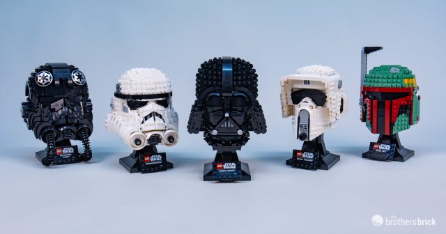 LEGO Star Wars Helmets Collection: 75304 Darth Vader and 75305