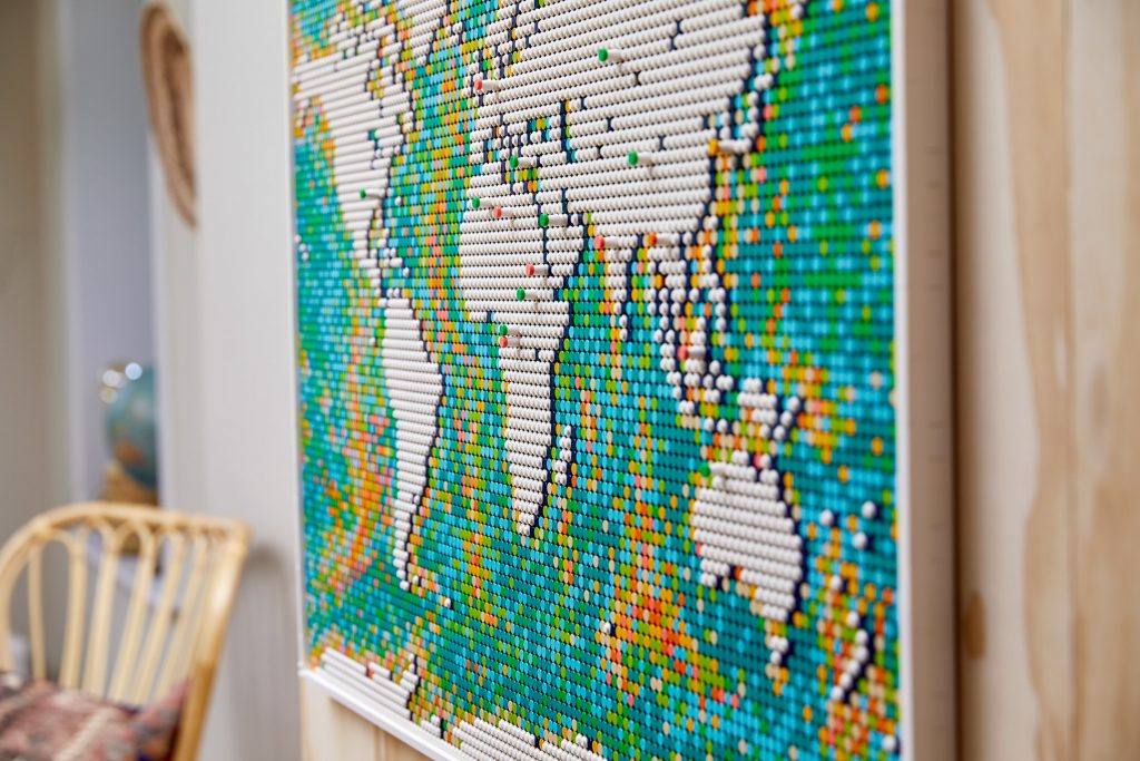 LEGO Art reveals 31203 World Map mosaic as biggest LEGO set of all