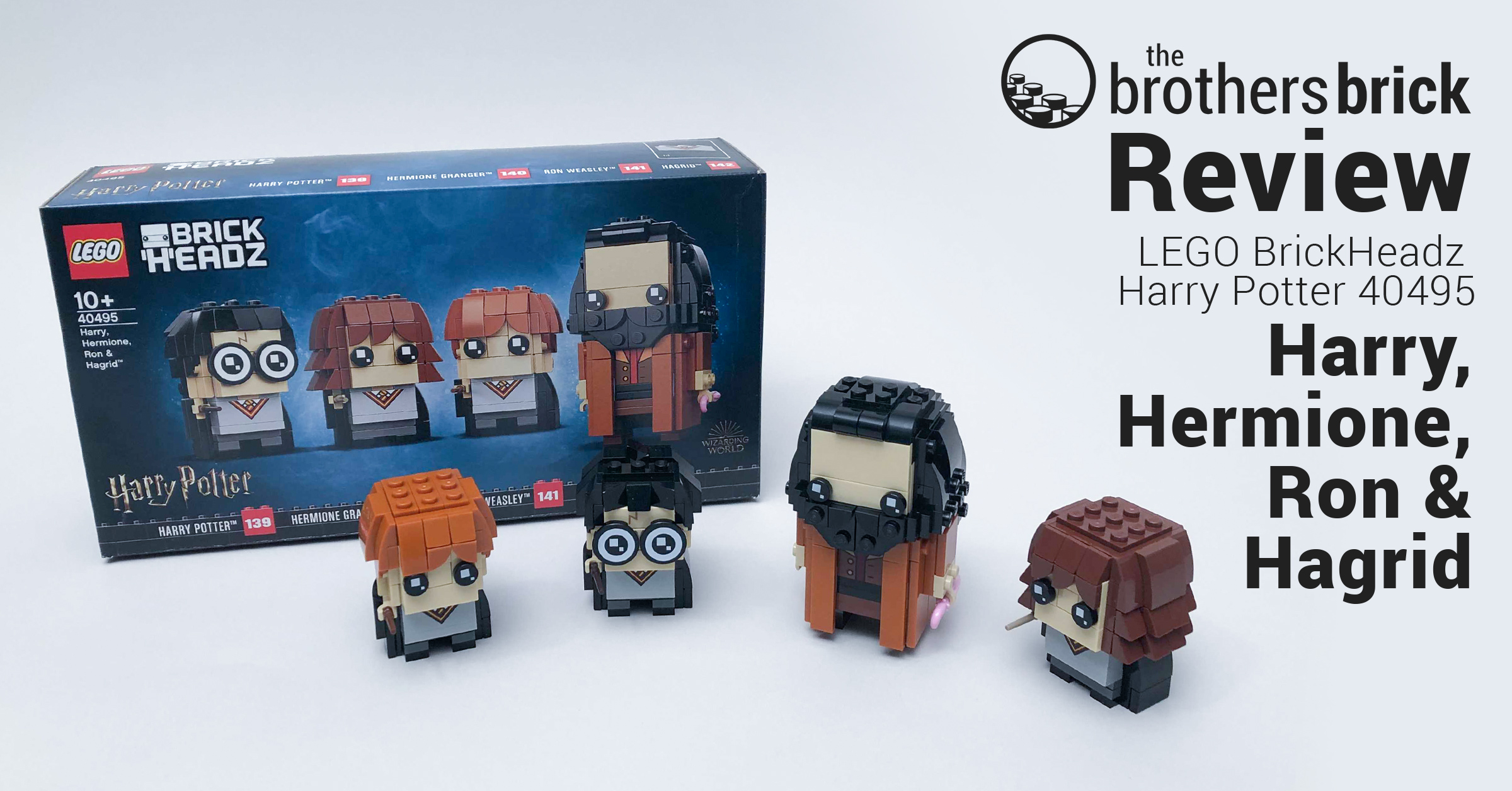 LEGO BrickHeadz Harry Potter 40495: Harry, Hermione, Ron and