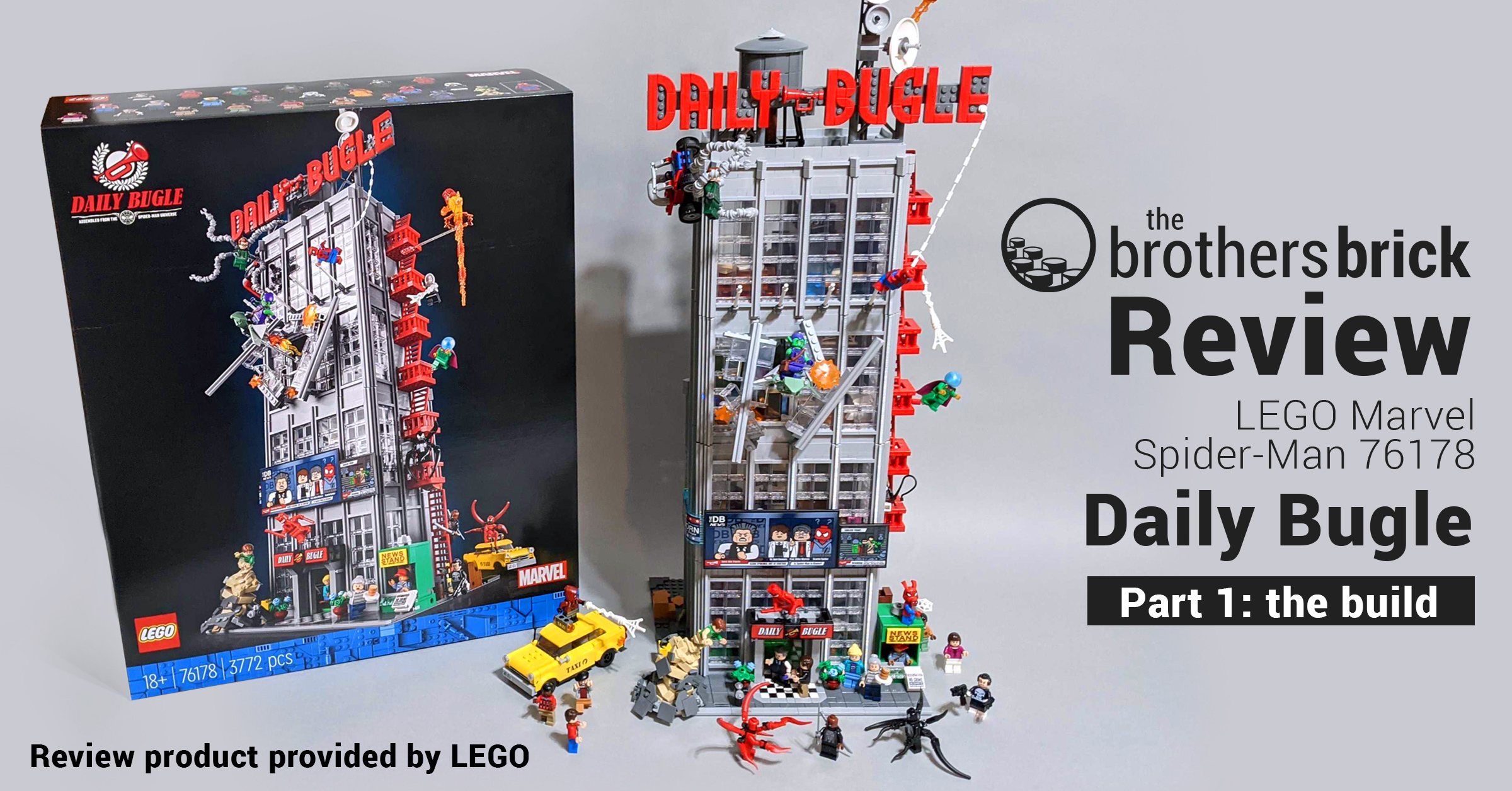 LEGO Marvel Spider-Man 76178 Daily Bugle (Part 1: The build