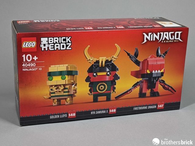 LEGO Ninjago Legacy 40490: Ninjago 10 BrickHeadz [Review]: A