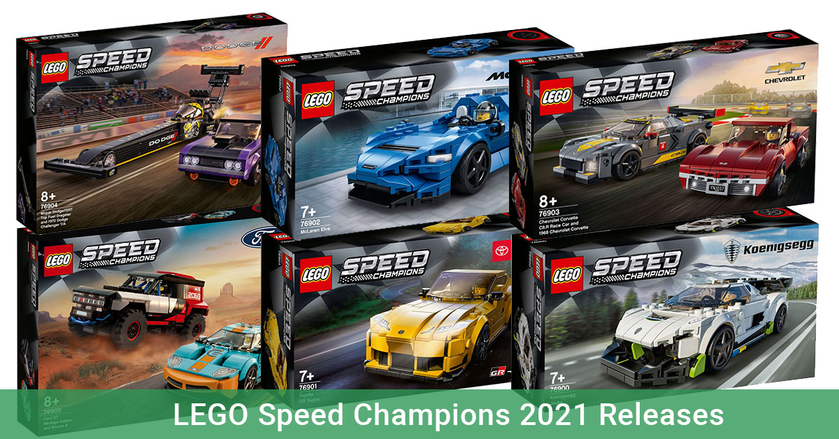 First look at the 2021 LEGO Speed Champions lineup featuring