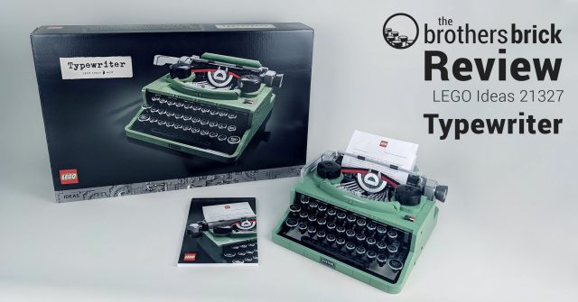 LEGO Ideas 21327 Typewriter - Writing an old-school love letter