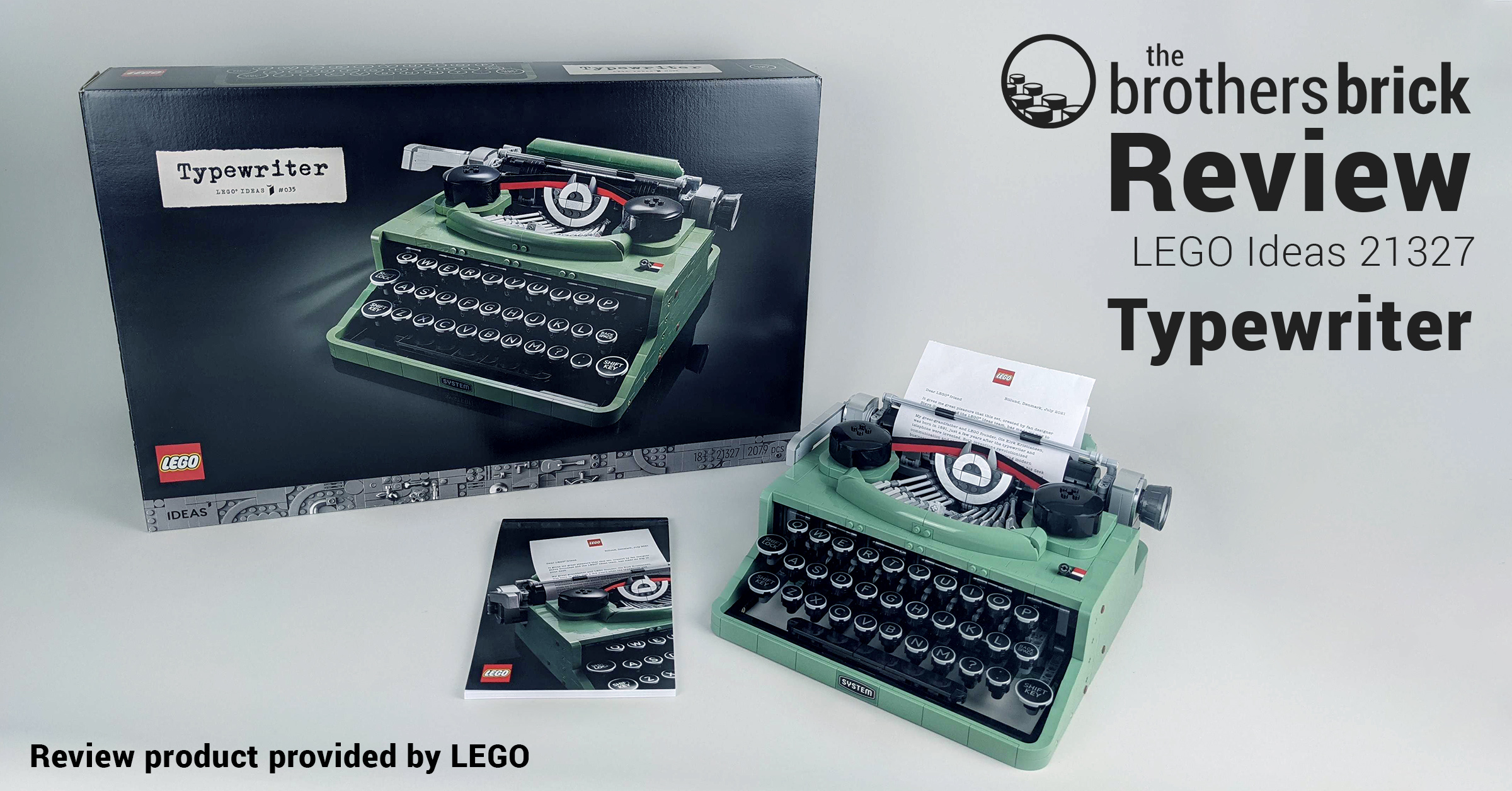 Nページ LEGO Ideas 21327 Typewriter - Writing an old-school love letter