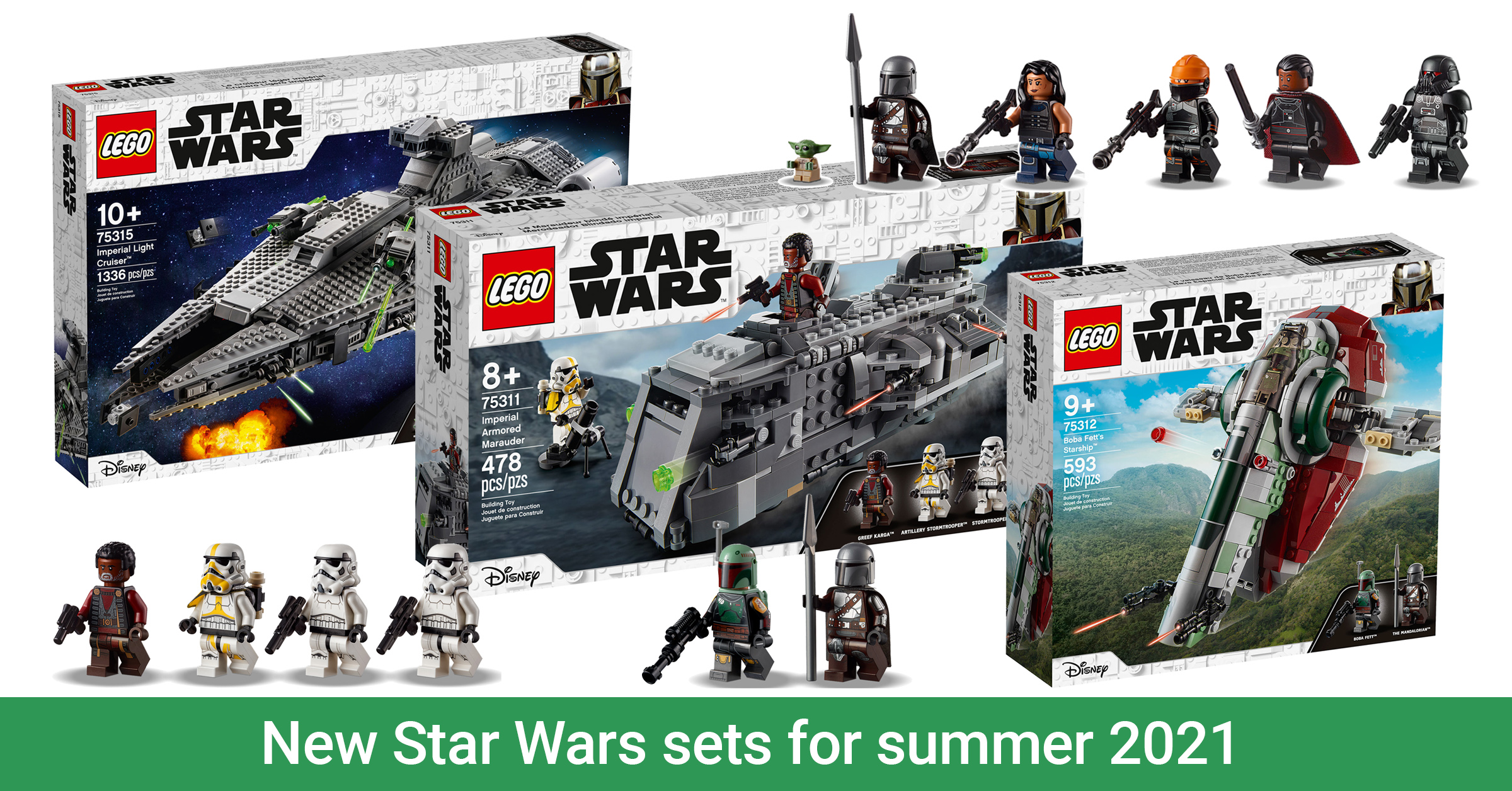 new LEGO Star Wars sets from The Mandalorian for summer 2021