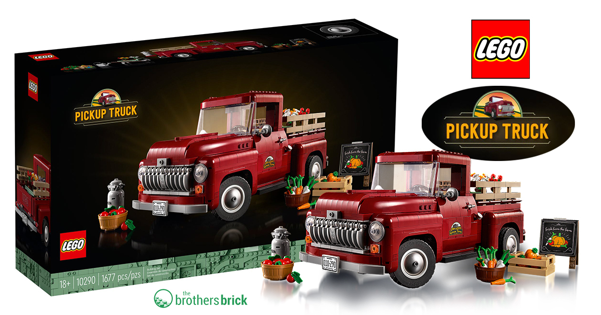 LEGO unveils the new Expert vehicle set: 10290 Pickup Truck [News 