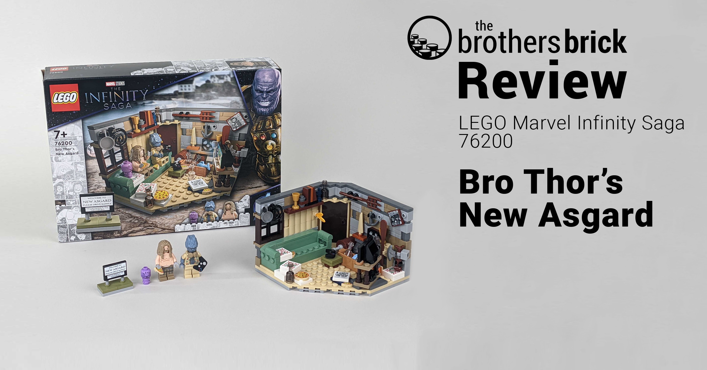 LEGO Marvel Infinity Saga 76200 Bro Thor's New Asgard - A slice of