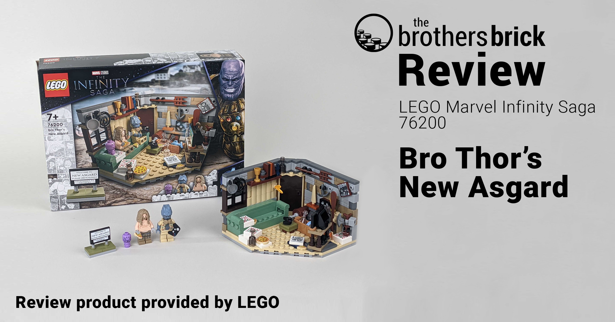 LEGO Marvel Infinity Saga 76200 Bro Thor's New Asgard - A slice of