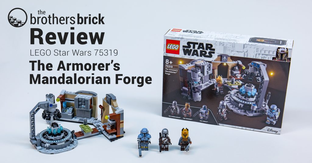 LEGO Star Wars 75319 The Armorer's Mandalorian Forge - Mando gets