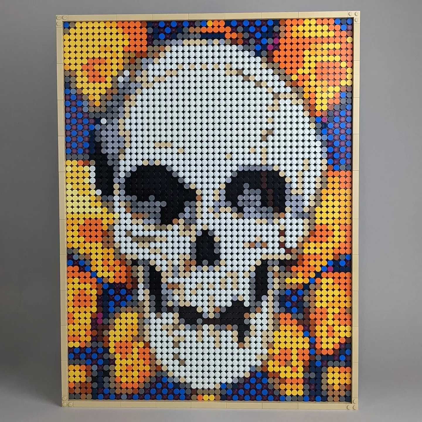 Glow-in-the-dark spookiness intensifies with this LEGO skull