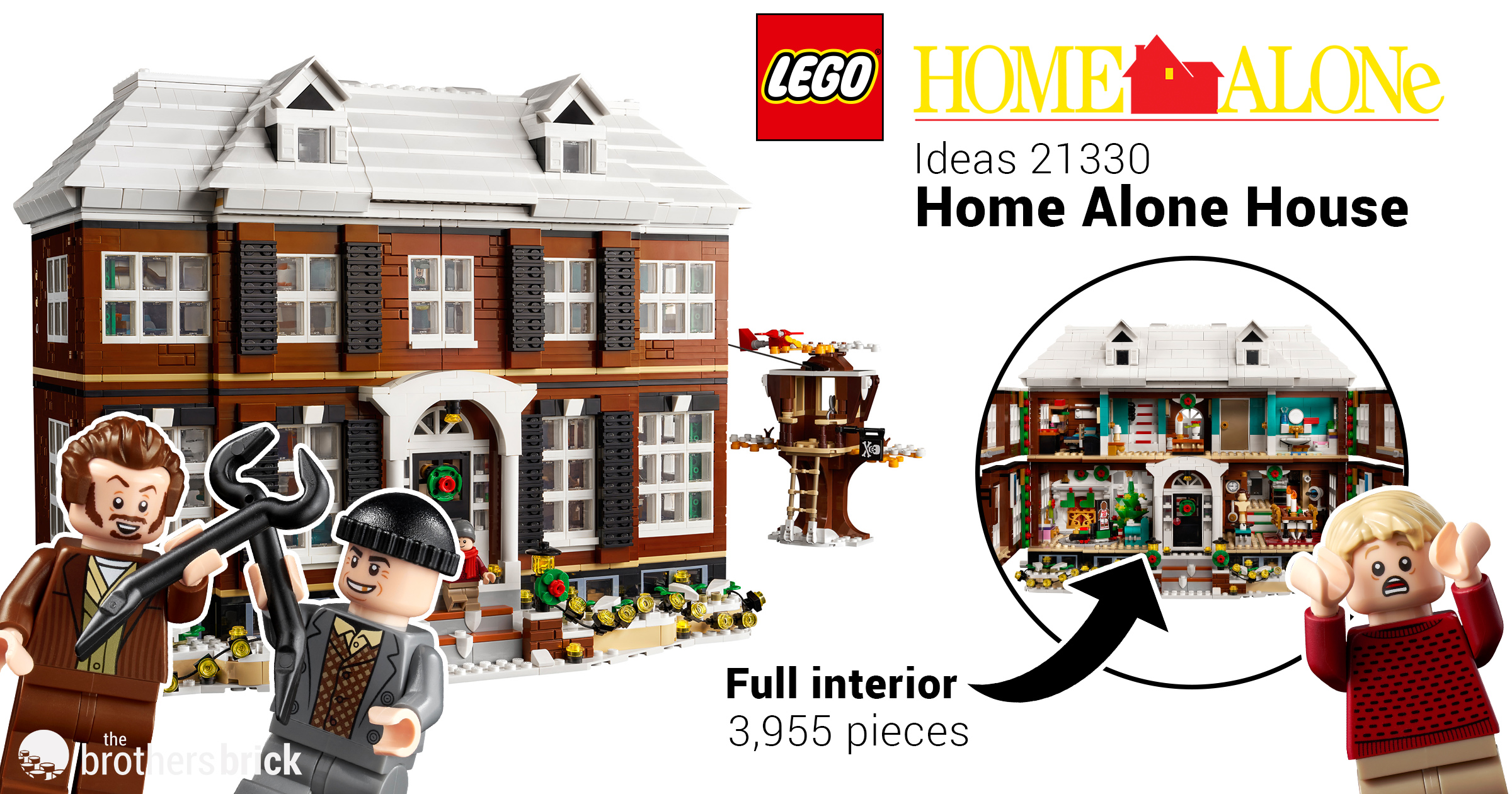 4,000-piece 21330 Home Alone House unveiled as biggest LEGO Ideas 
