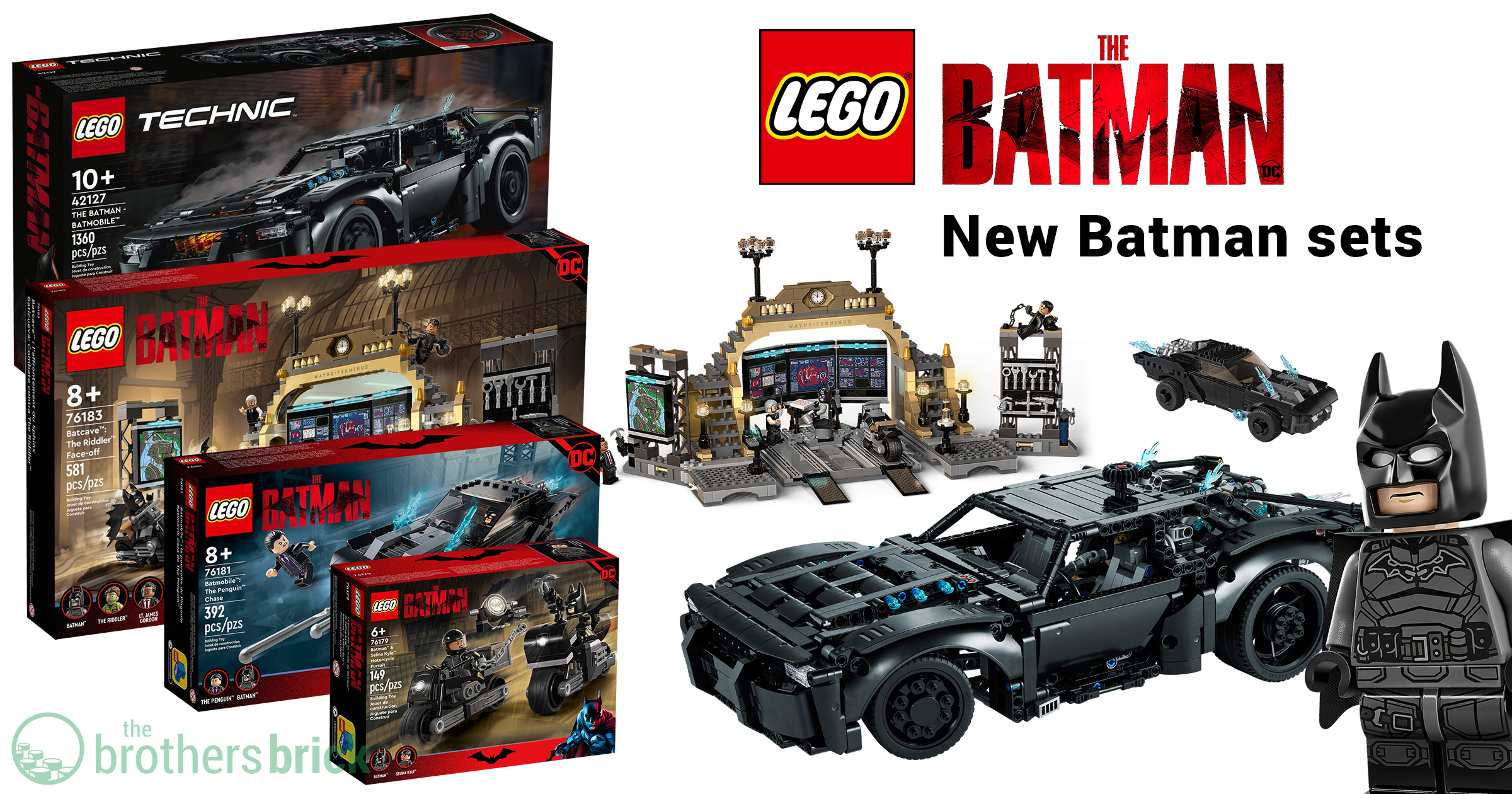 Upcoming The Batman movie LEGO sets revealed, including Technic