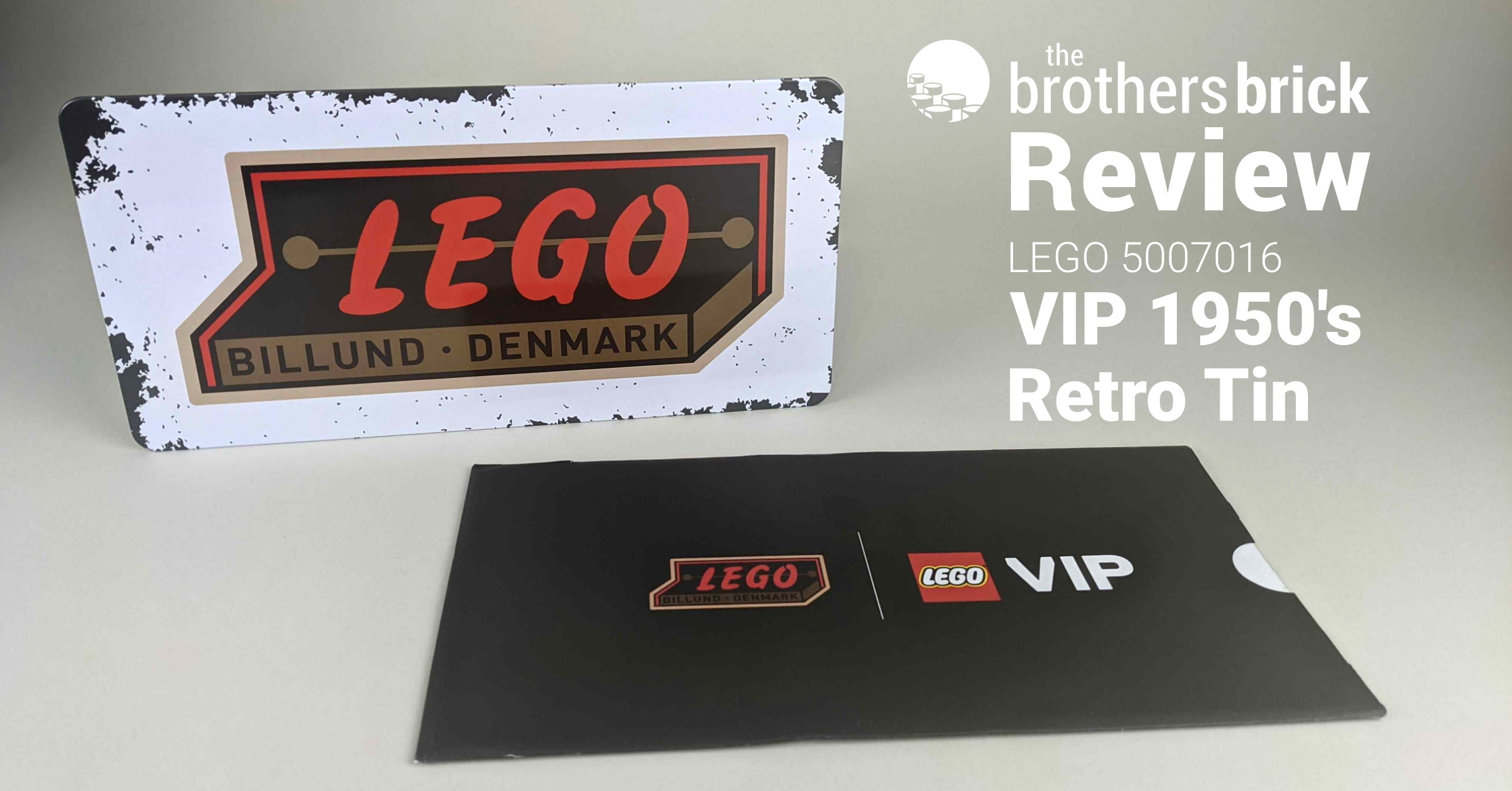 LEGO 5007016 VIP 1950's Retro Tin - A nice little perk with